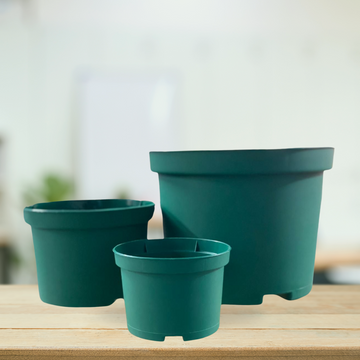 Nature-inspired plastic planter